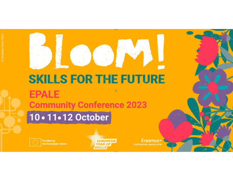 EPALE Community Conference 2023  -Bloom Skills for the future