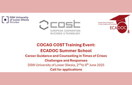 Call for Applications COCAG Traning Event Career Guidance and Counselling in Times of Crises Challenges and Responses