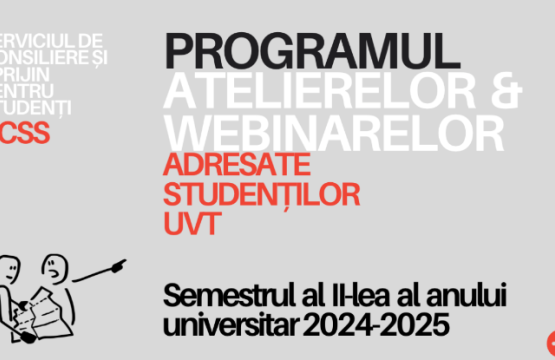 Personal and professional development program for UVT students