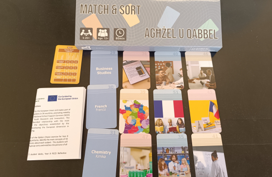 Career Subject Card Game Match and SortAgel u Qabbel
