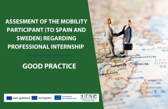 Assessment of the mobility participant to Spain and Sweden regarding professional internship