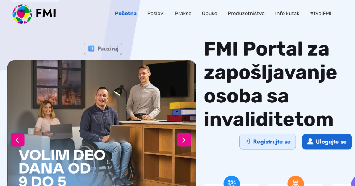 zaposljavanje.fmi.rs - web portal for supporting employment of people ...