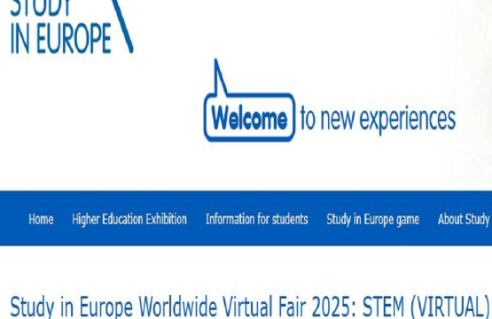 Study in Europe Worldwide Virtual Fair 2025 STEM VIRTUAL