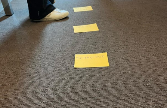 Change backcasting based on to R Dilts039 logical levels of change model