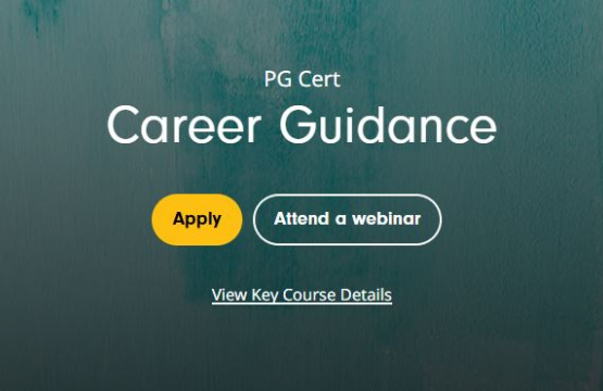 A flexible professionally recognised route into career guidance