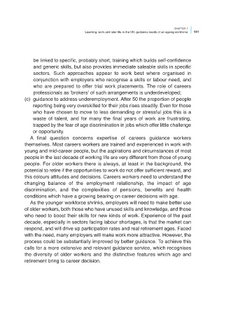 Page 147 Working And Ageing Guidance And Counselling For Mature Learning